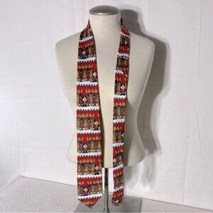 5/$25 George Christmas Santa Reindeer Festive Tie